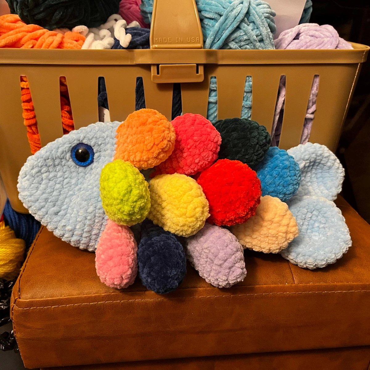 Sarah J.'s finished fidget fish